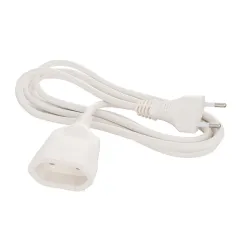 Rallonge de Tuyau 2x1mm² 3m - 2300W - Blanc - Solera 8673/1