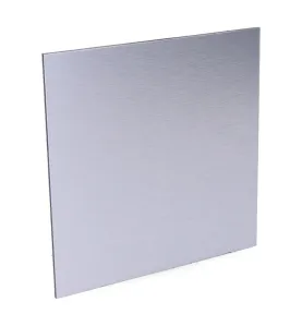 Couvercle pour extracteur 08413 - Aluminium brossé - Dimension 120 x 120 mm