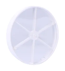 CLAPET ANTI-RETOUR EXTRACTEUR 08413 Ø10cm EDM - Blanc - Plastique