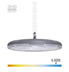 Cloche LED 100W Ø260mm 10000lm IP65 - Blanc du Jour 6400K