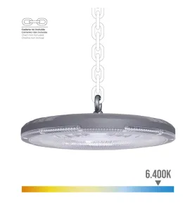 Cloche LED 100W Ø260mm 10000lm IP65 - Blanc du Jour 6400K