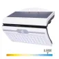 Applique Solaire Blanc 6W 430lm IP44 - Blanc Du Jour 6500K