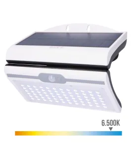 Applique Solaire Blanc 6W 430lm IP44 - Blanc Du Jour 6500K