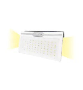 Applique Solaire Blanc 6W 430lm IP44 - Blanc Du Jour 6500K