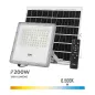 Projecteur LED Solaire 200W 1500lm IP65 - Blanc du Jour 6500K