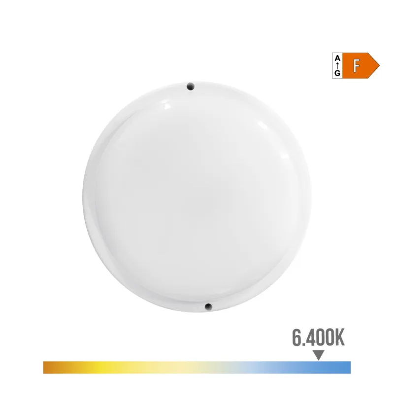 Applique murale ronde LED 18W Ø20 1820lm - Blanc Du Jour 6400K