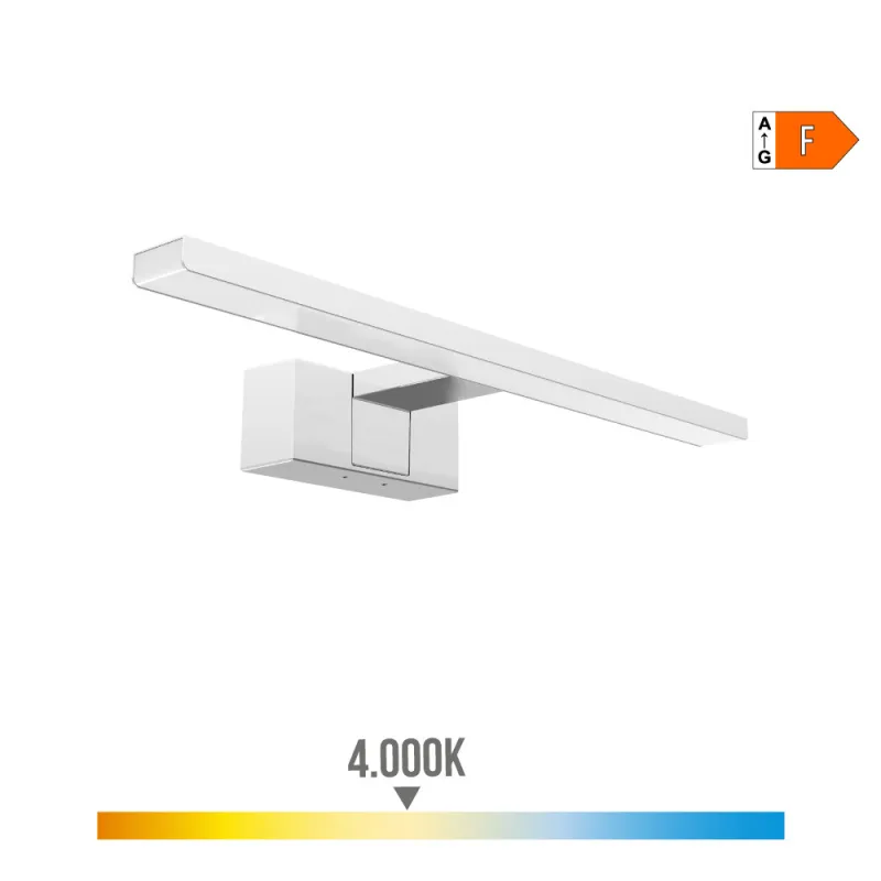 APPLIQUE LED 6W 600Lm IP44 120° - Blanc Naturel 4000K