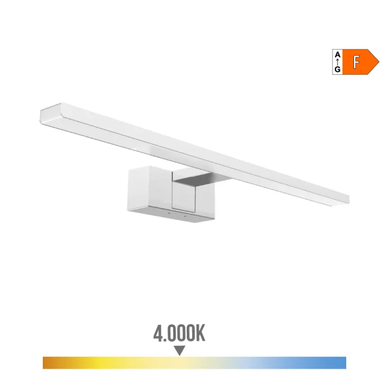 Applique LED 8W 800Lm IP44 120° - Blanc Naturel 4000K