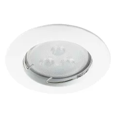 Lot de10 Supports Spot Encastrable GU5.3 MR16 DC12V Blanc Rond IP20 - perçage 55mm