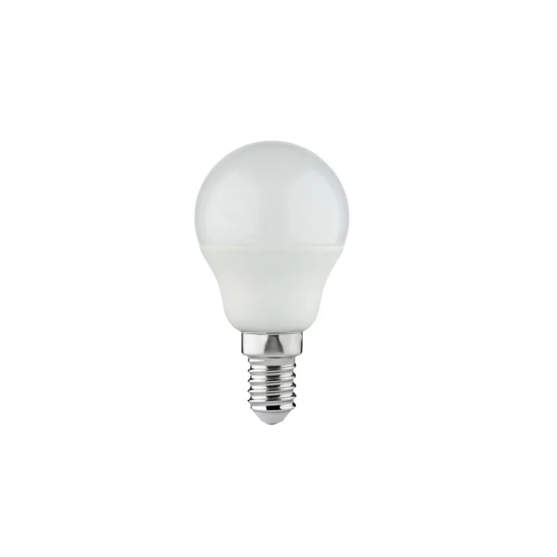 Source lumineuse LED BILO LED - 6,5W - 806lm - 3000K Blanc Chaud - E14 - Globe 45mm x 82mm - Blanc