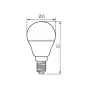 Source lumineuse LED BILO LED - 6,5W - 806lm - 3000K Blanc Chaud - E14 - Globe 45mm x 82mm - Blanc