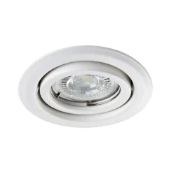 Spot ALOR - Spot PAR16 10W MAX - Diamètre 99mm - Hauteur 22mm - Acier noir/blanc