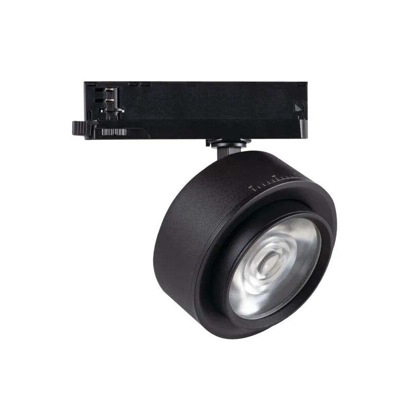 Projecteur LED pour rail BTL 38W 4000K Blanc Naturel 15-45° Aluminium Noir-Blanc