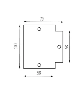 Accessoire pour systeme de rails - TEAR N RC - Blanc - Acier - 5°C à 25°C