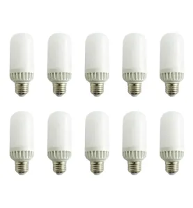 Lot de 10 Ampoules LED E27 12W (Équivalent 100W) - Blanc Naturel 4100K