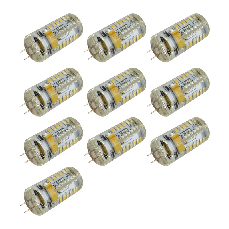 Lot de 10 Ampoules LED G4 3W 12V équivalent 20W - Blanc du Jour 6000K