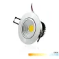 Lot de 10 Plafonniers Aluminium Encastrable LED 5W COB - Eclairage 40W Blanc Froid 6000K