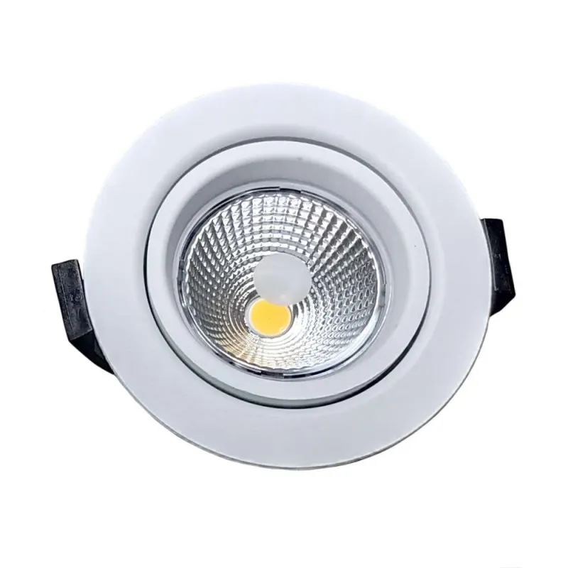 Lot de 10 Spots LED 10W BBC RT2012 Orientable Dimmable 220V Extraplat - Blanc Naturel 4000K