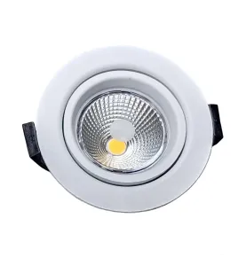 Lot de 10 Spots LED 10W BBC RT2012 Orientable Dimmable 220V Extraplat - Blanc Naturel 4000K