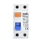 Disjoncteur différentiel 63A - 30mA - 2 pôles - Protection AC - Rail DIN