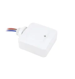 Détecteur de mouvement micro-ondes - 1200W - Angle 360° - Blanc - IP20