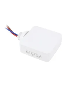 Détecteur de mouvement micro-ondes - 1200W - Angle 360° - Blanc - IP20