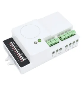 Détecteur de mouvement micro-ondes - 600W - 360° - IP20 - Blanc - Portée 15m