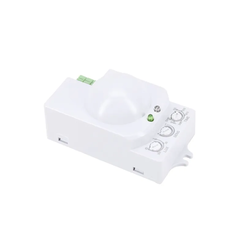 Détecteur de mouvement micro-ondes - 1200W - 360° - IP20 - Blanc - Portée 8m