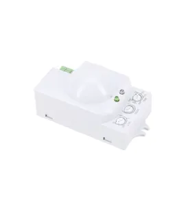 Détecteur de mouvement micro-ondes - 1200W - 360° - IP20 - Blanc - Portée 8m