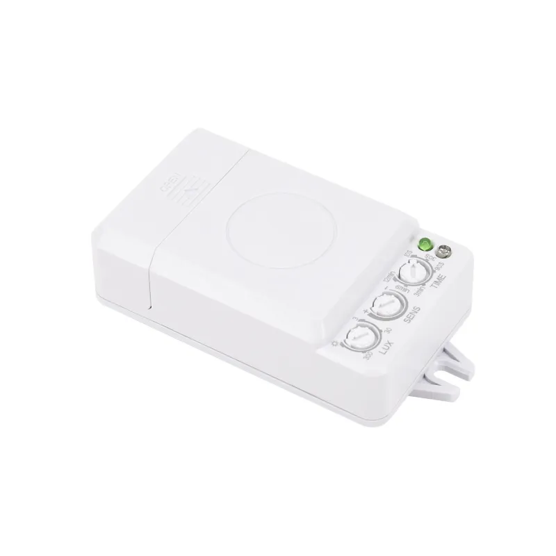 Détecteur de mouvement micro-ondes 360° - 500W - IP20 - 24VDC - Blanc