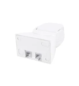 Détecteur de mouvement extérieur - 1200W - IP65 - Blanc - 180° - 12m