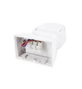 Détecteur de mouvement extérieur - 1200W - IP65 - Blanc - 180° - 12m