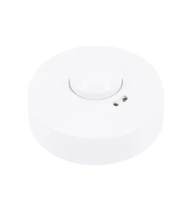 Détecteur de mouvement micro-ondes - 1200W - Angle 360° - IP20 - Blanc - 96x96x43mm