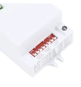 Détecteur de mouvement micro-ondes - 500W - 360° - IP20 - Blanc - Portée 15m