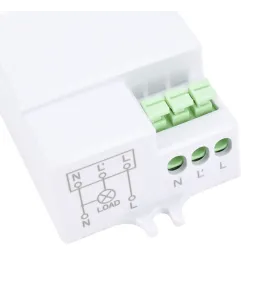 Détecteur de mouvement micro-ondes - 500W - 360° - IP20 - Blanc - Portée 15m