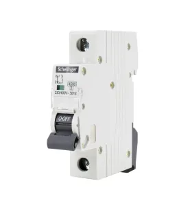 Disjoncteur modulaire 1P - 10A - Courbe C - 4kV - Rail DIN - Protection contre les surintensités