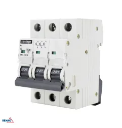 Disjoncteur Tripolaire 50A - Protection Électrique 400V - Rail DIN - IP20