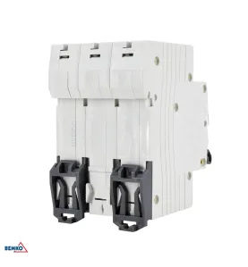 Disjoncteur Tripolaire 50A - Protection Électrique 400V - Rail DIN - IP20