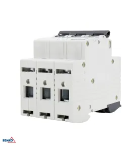 Disjoncteur Tripolaire 50A - Protection Électrique 400V - Rail DIN - IP20