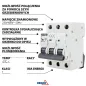 Disjoncteur triphasé 16A - Courbe C - 3 modules - Rail DIN - Protection contre les surintensités