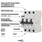 Disjoncteur tripolaire 10A - Protection contre les surintensités - Pouvoir de coupure 4kV - Courbe B - IP20