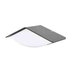 Applique LED extérieure décorative - 8W - 4000K - 600lm - IP65 - 233x80x90mm - Graphite