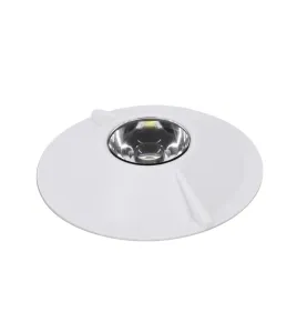 Luminaire d'urgence carré SKALER - 3W - 161lm - IP40 - Autotest 3h - Encastré - 150x150x44mm