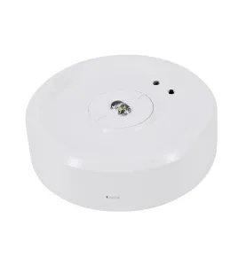 Luminaire d'urgence encastré SKALER CIRCLE - 3W - IP40 - 161lm - Blanc du jour 6000K - Autotest 3H