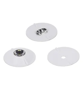 Luminaire d'urgence encastré SKALER CIRCLE - 3W - IP40 - 161lm - Blanc du jour 6000K - Autotest 3H