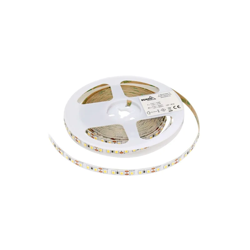 Ruban LED Premium 12V - 9,2W/m - 4000K Blanc Naturel - IP20 - 5x1m - 900lm/m