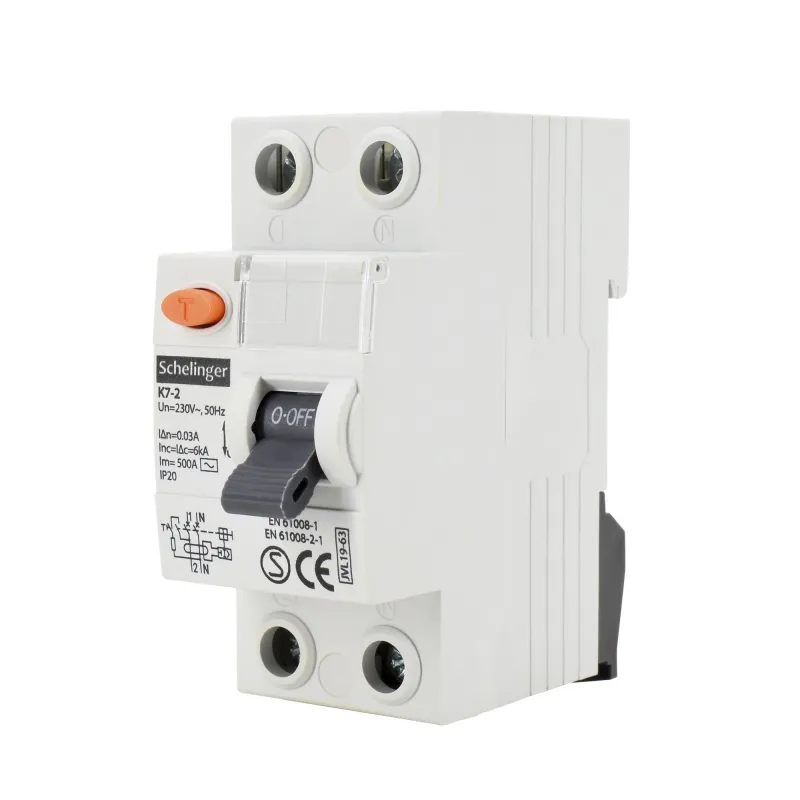 Disjoncteur différentiel AC 2P 25A 30mA - Protection électrique - Rail DIN - IP20