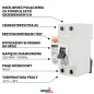 Disjoncteur différentiel AC 2P 25A 30mA - Protection électrique - Rail DIN - IP20