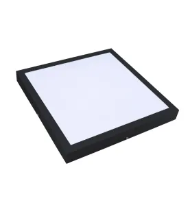 Panneau LED Backlight Denar - 32W - 4000K - 3500LM - 40x40cm - Noir - IP44