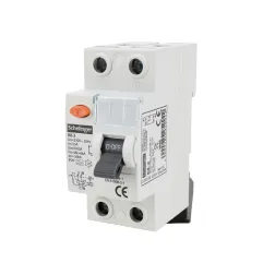 Disjoncteur différentiel Schelinger - 2P 25A 30mA - Type A - Rail DIN - IP20